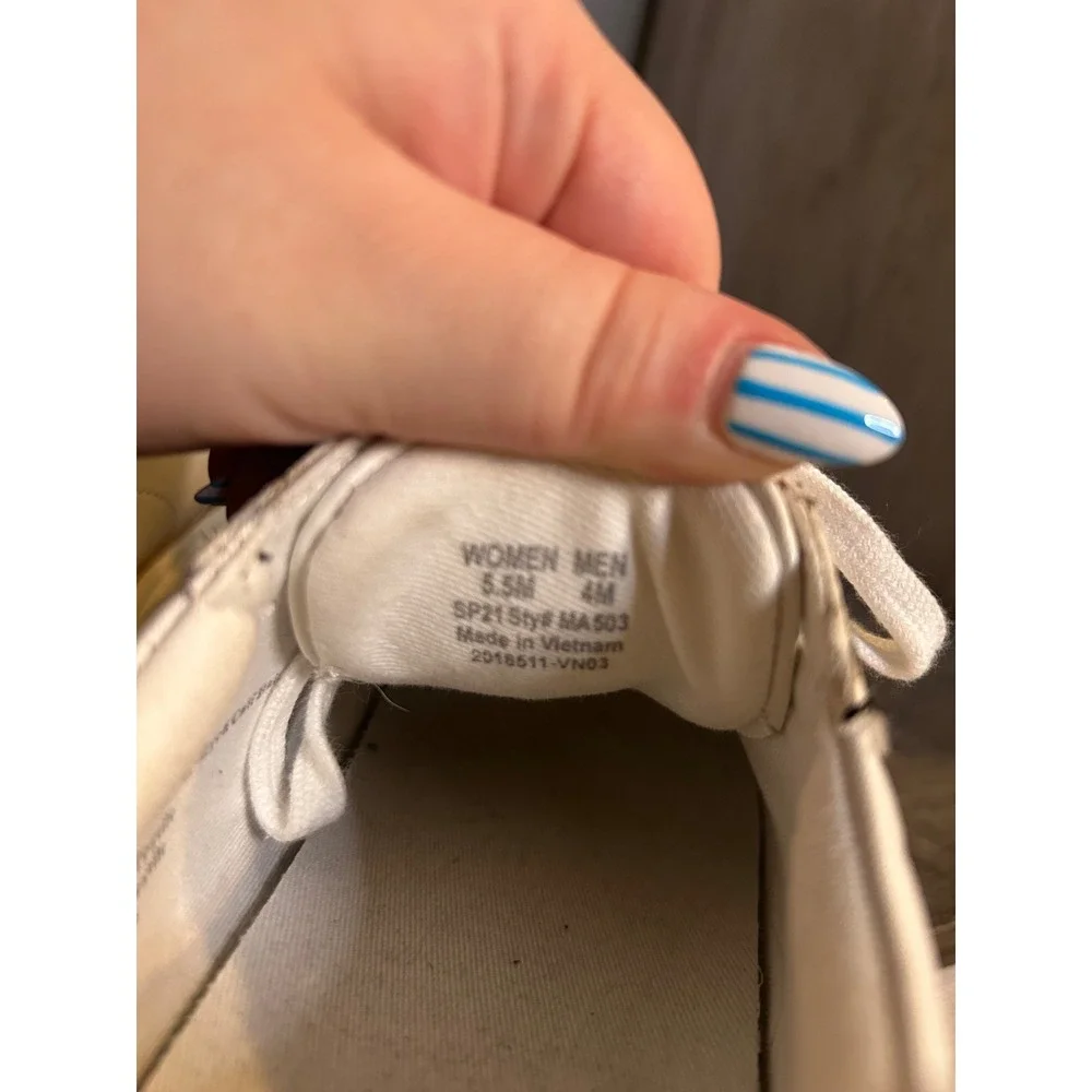 Madewell MWL Court Sneakers Animal Print Calf Hair White Leather Womens 5.5